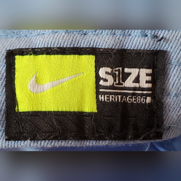 Nike Heritage86 UNC Carolina Tar Heels Argyle Design Baseball Hat Cap - EUC - Picture 11 of 11